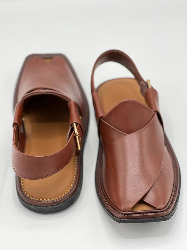 Smart Zalmi Brown Handmade chappal