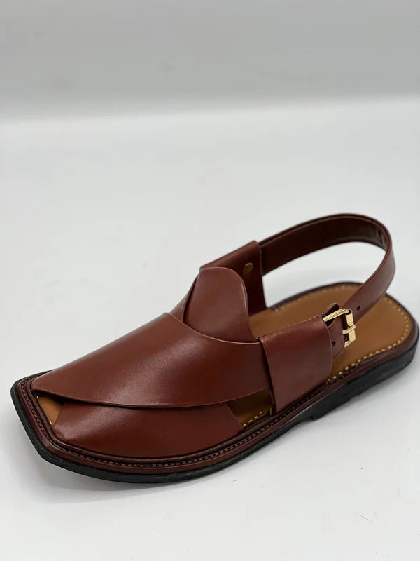 Smart Zalmi Brown Handmade chappal