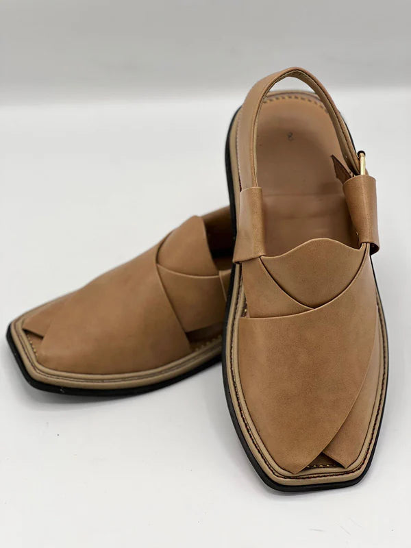 Smart Zalmi Camel Handmade chappal