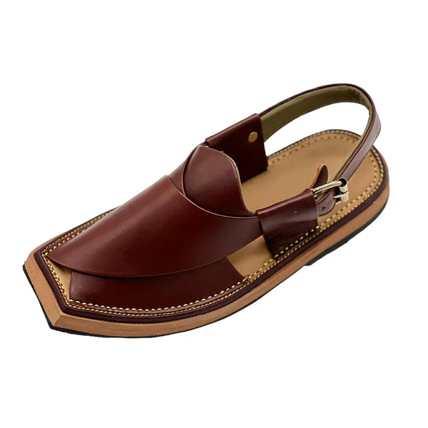 Kaptan Brown Handmade chappal