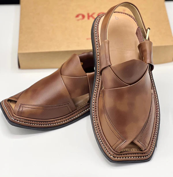 T.gair double sheed handmade chappal