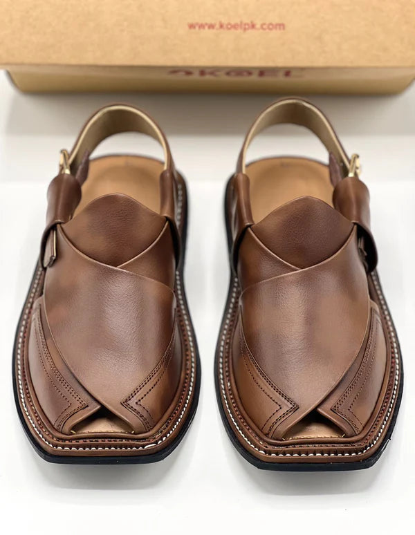 T.gair double sheed handmade chappal